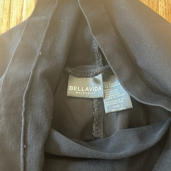 Bellavida Maternity Black Pants Large - Picture 3 of 5